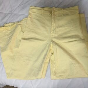 Billabong Light Yellow Casual Pants